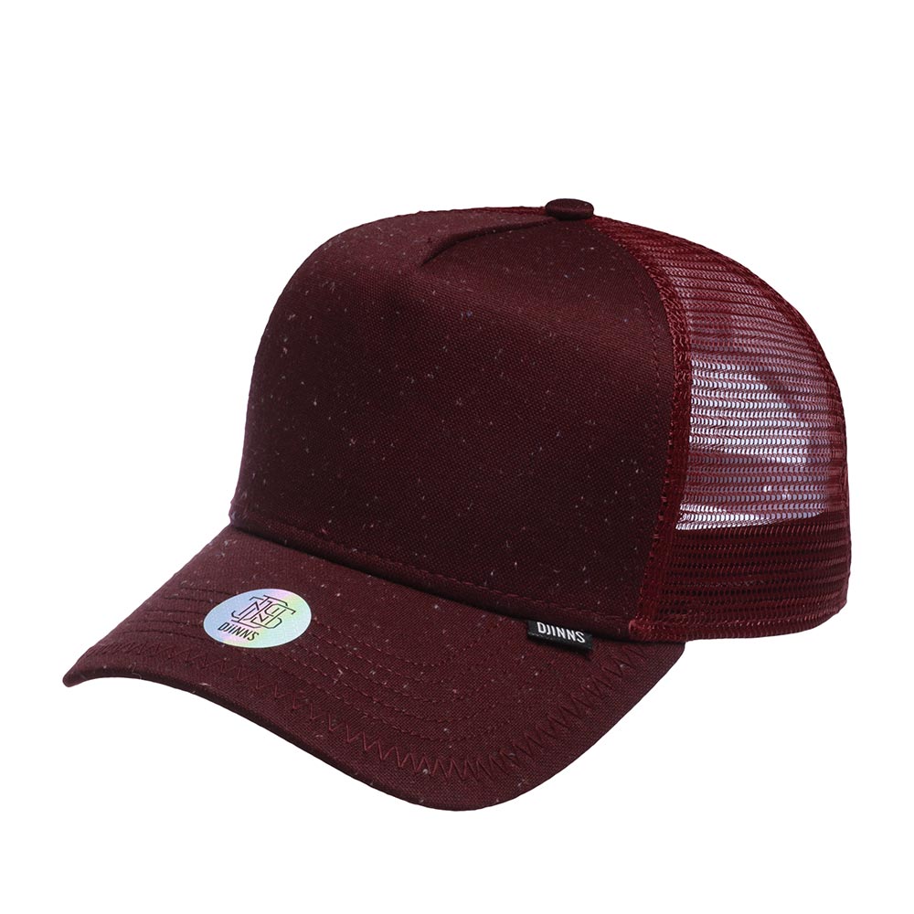 Бейсболка унисекс DJINNS HFT Cap Spotzig бордовая, one size