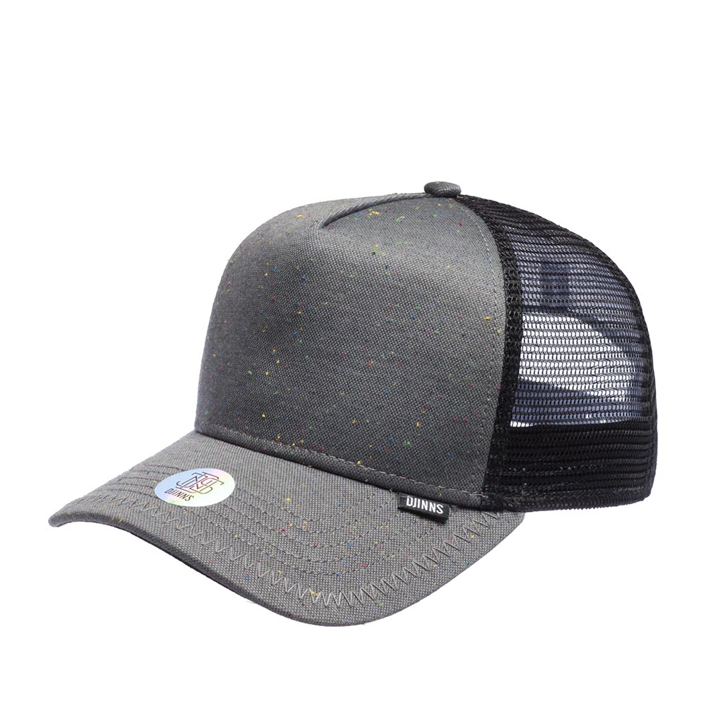 Бейсболка унисекс DJINNS HFT Cap Spotzig черная, one size