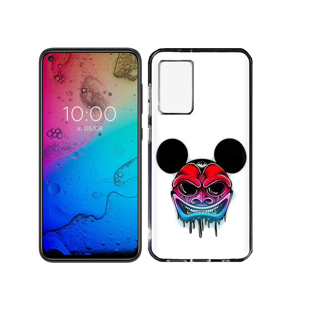 

Чехол MyPads Tocco для BQ Aurora микки в маске, Прозрачный, Tocco