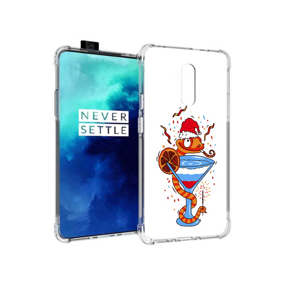 

Чехол MyPads Tocco для OnePlus 7T Pro змейка (PT139735.142.364), Прозрачный, Tocco