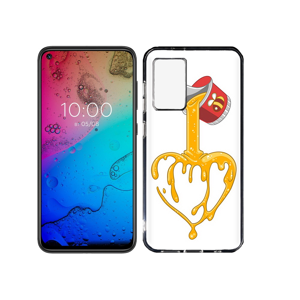 

Чехол MyPads Tocco для BQ Aurora медовое сердце, Прозрачный, Tocco