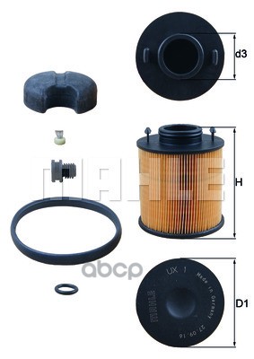 

UX 1D_фильтр ADBLUE ! \ DAF