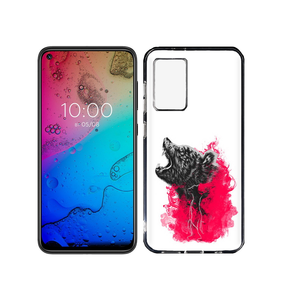 

Чехол MyPads Tocco для BQ Aurora медведь в дымке, Прозрачный, Tocco