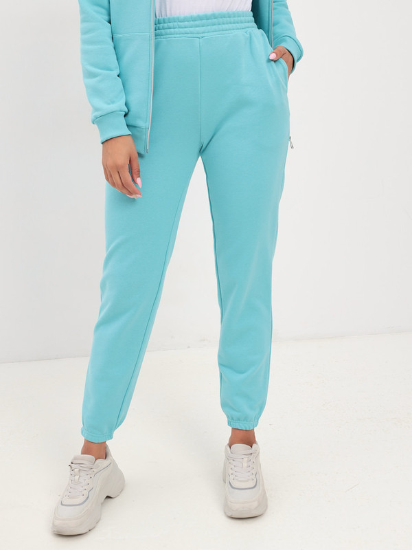 

Спортивные брюки женские MOM №1 MOM-5124 голубые 3XL, Голубой, MOM-5124