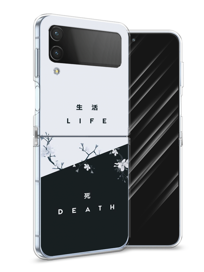 

Чехол Awog на Samsung Galaxy Z Flip 4 / Самсунг Z Flip 4 "Life and death", Разноцветный, 2106650-7