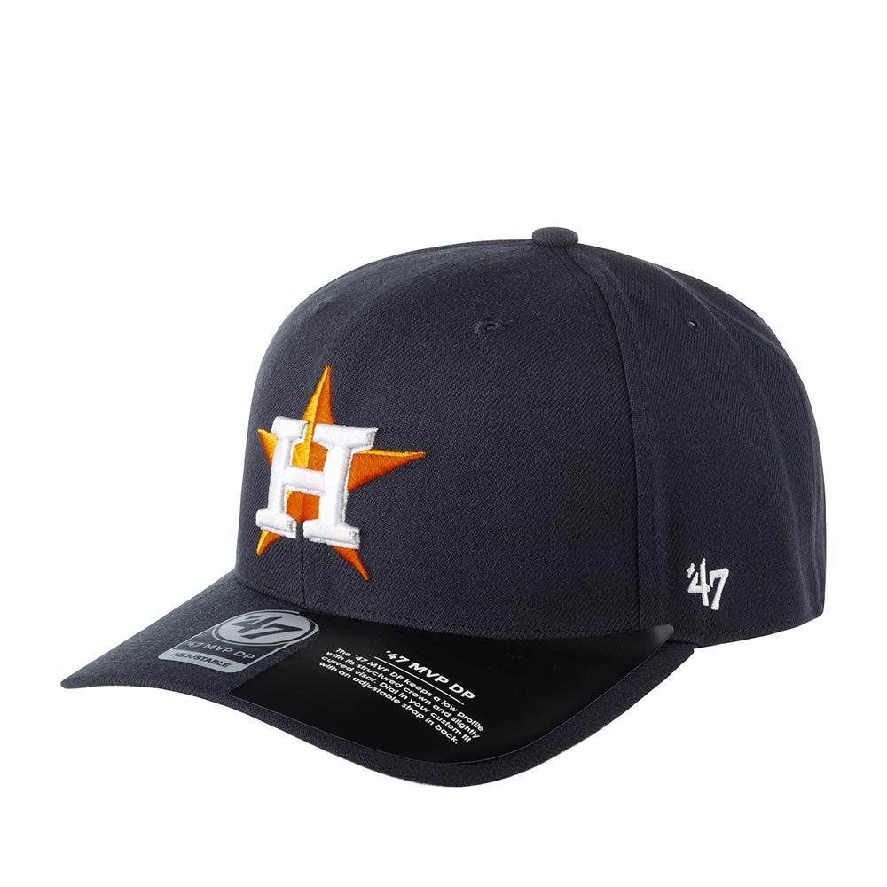 Бейсболка унисекс 47 BRAND B-CLZOE10WBP Houston Astros MLB темно-синяя, one size