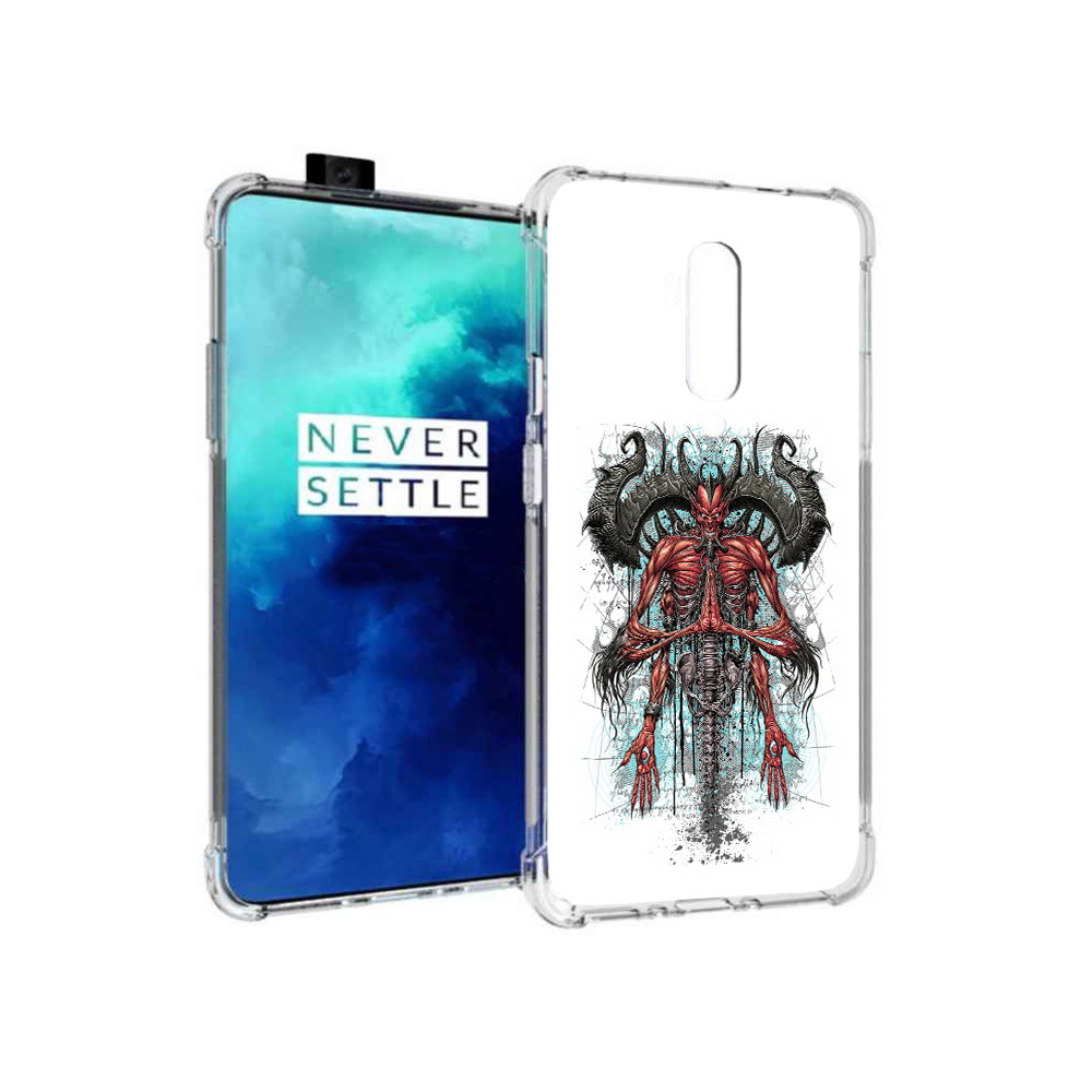 

Чехол MyPads Tocco для OnePlus 7T Pro дьявол (PT139735.142.340), Прозрачный, Tocco