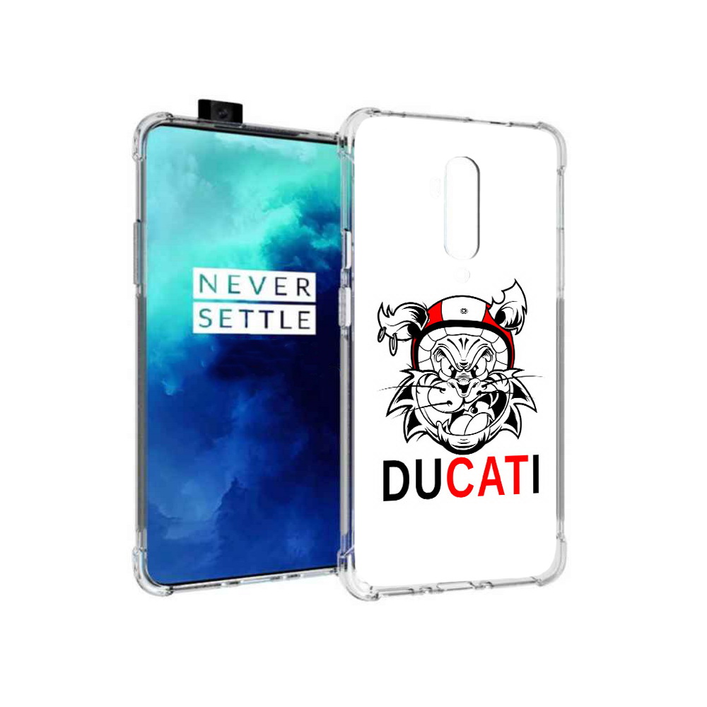 

Чехол MyPads Tocco для OnePlus 7T Pro дукати (PT139735.142.339), Прозрачный, Tocco