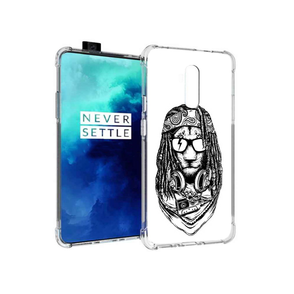 

Чехол MyPads Tocco для OnePlus 7T Pro дреды льва (PT139735.142.338), Прозрачный, Tocco
