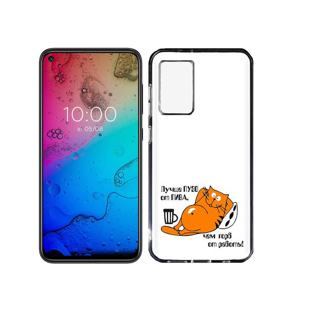 

Чехол MyPads Tocco для BQ Aurora лучше пузо, Прозрачный, Tocco