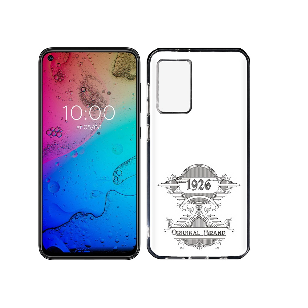 

Чехол MyPads Tocco для BQ Aurora логотип черно белый, Прозрачный, Tocco