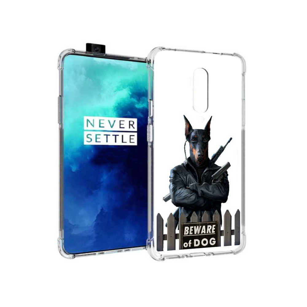 

Чехол MyPads Tocco для OnePlus 7T Pro доберман (PT139735.142.332), Прозрачный, Tocco