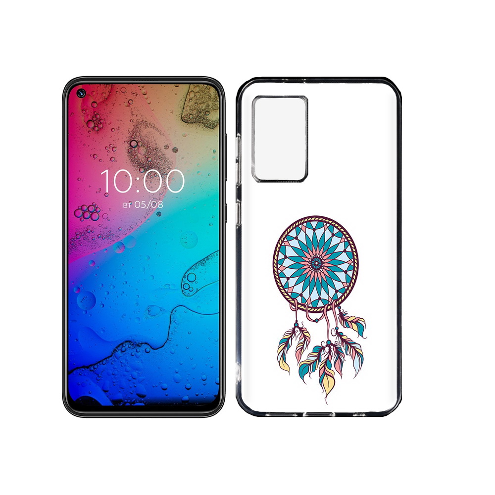 

Чехол MyPads Tocco для BQ Aurora ловец снов синий, Прозрачный, Tocco