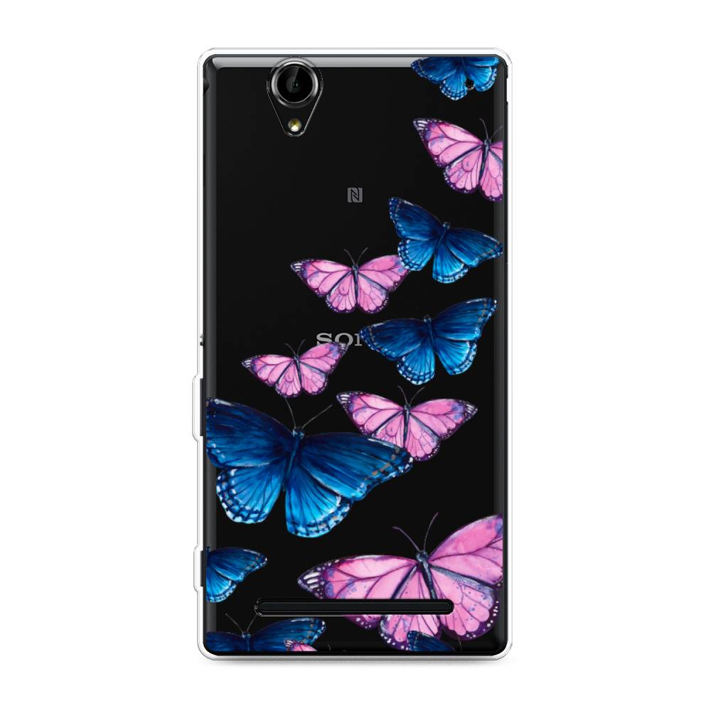 

Чехол Awog на Sony Xperia T2 Ultra "Полет бабочек", Разноцветный, 50950-2