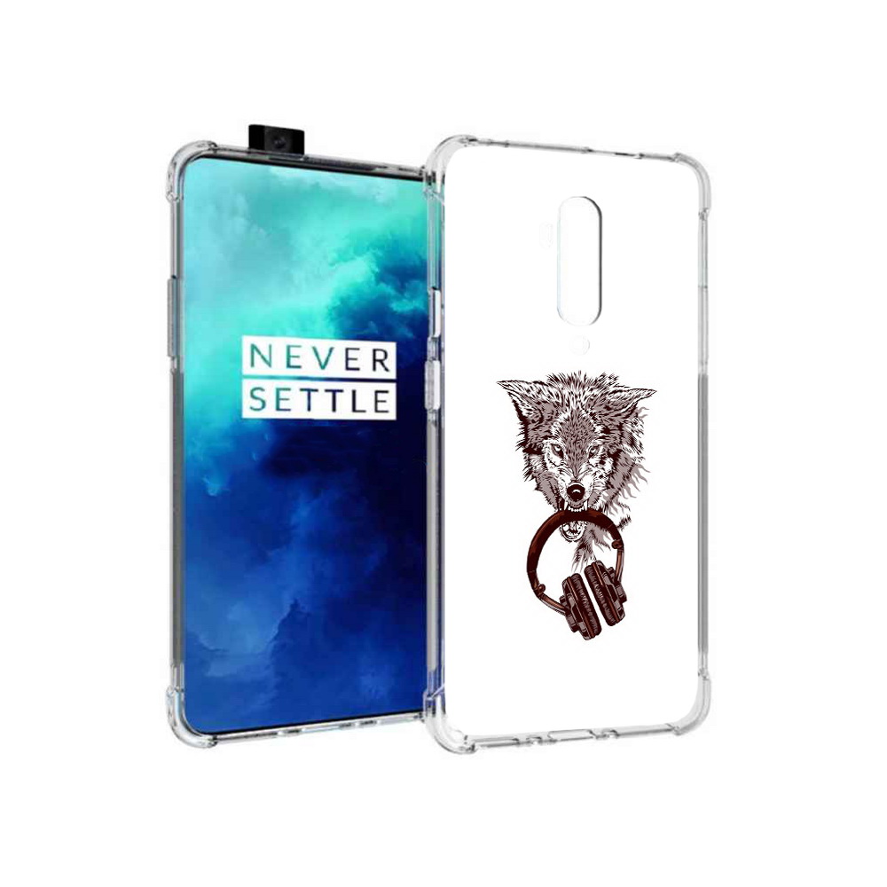 

Чехол MyPads Tocco для OnePlus 7T Pro дикий волк (PT139735.142.325), Прозрачный, Tocco