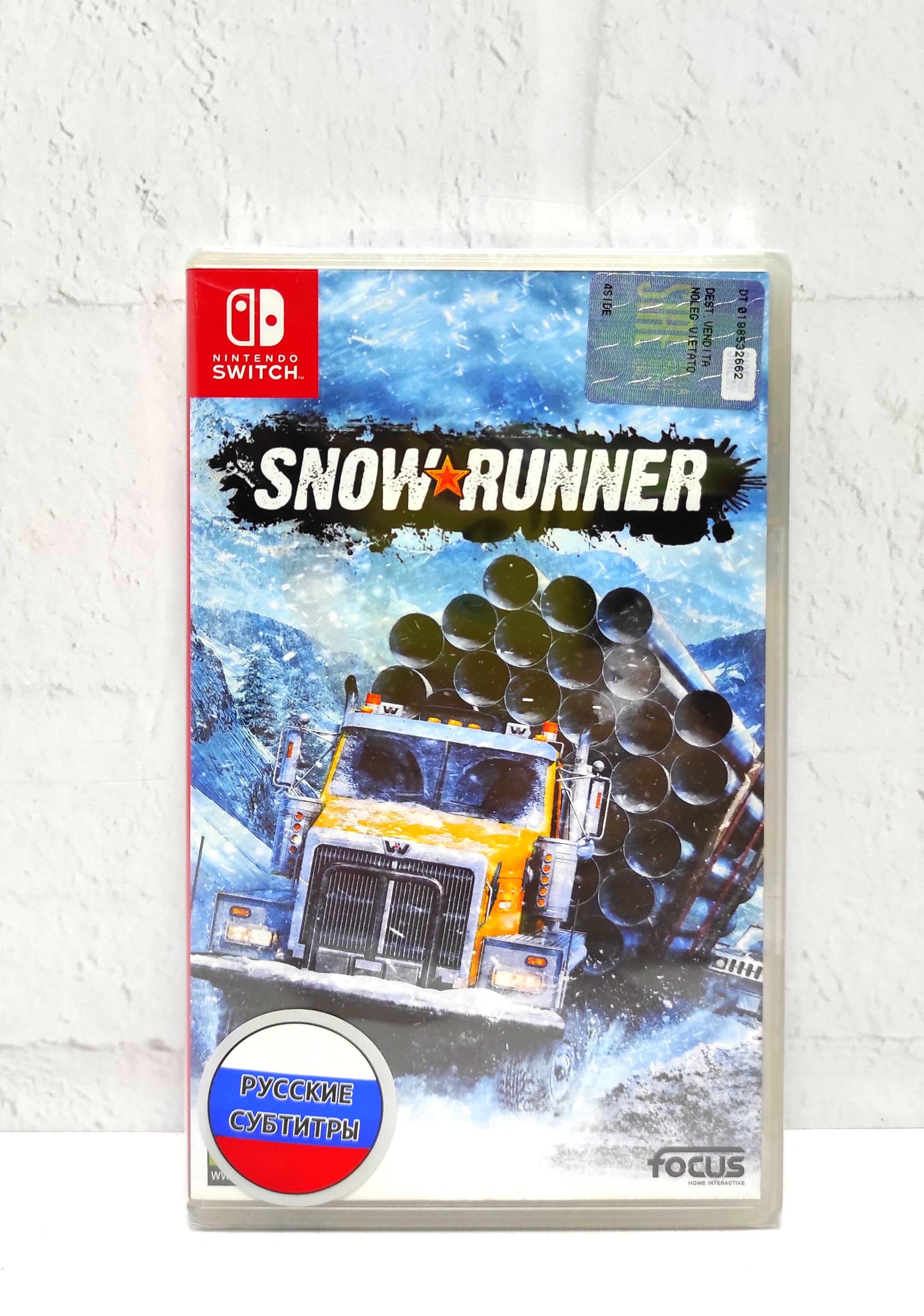 Игра SnowRunner Русские субтитры Nintendo Switch