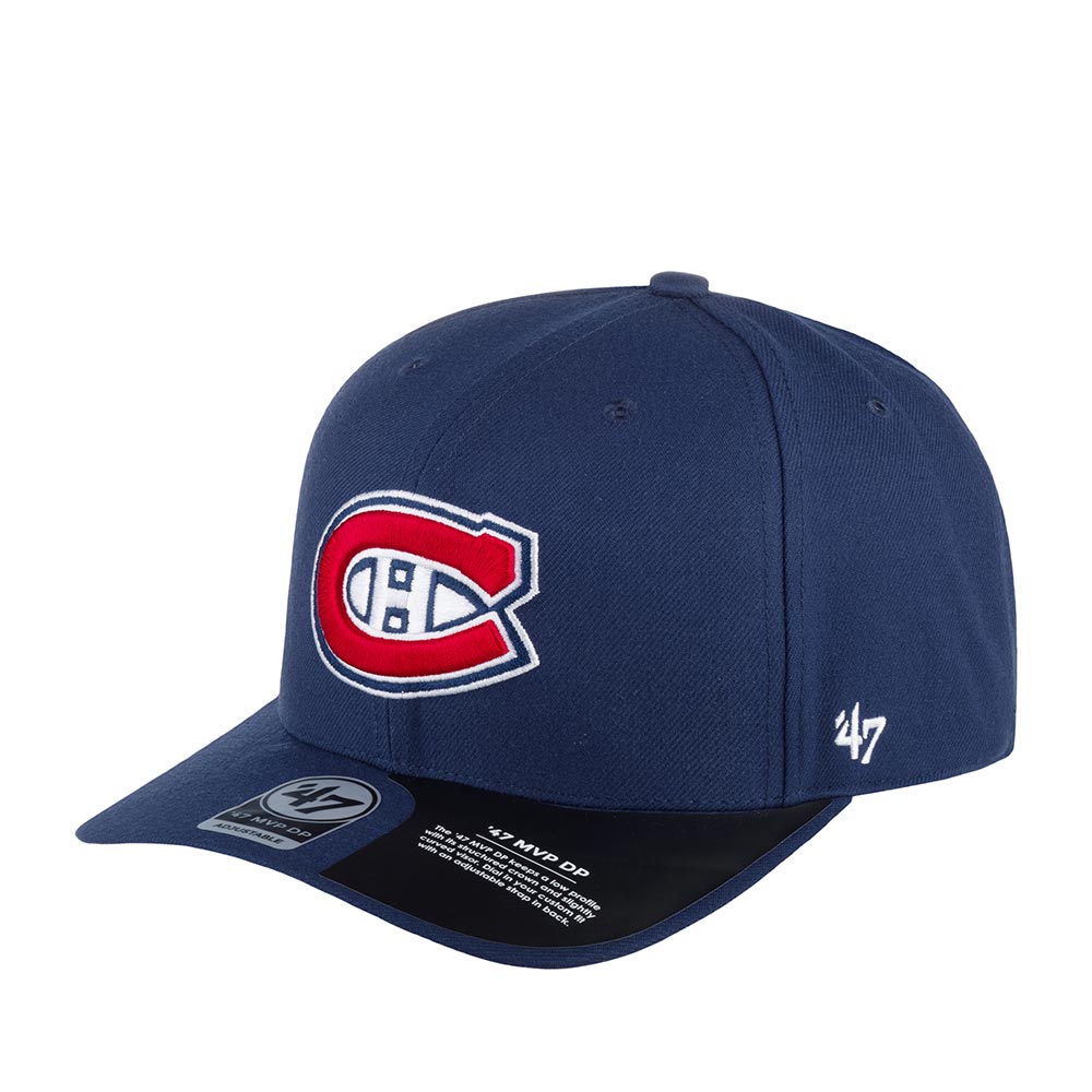 Бейсболка унисекс 47 BRAND H-CLZOE10WBP Montreal Canadiens NHL темно-синяя, one size