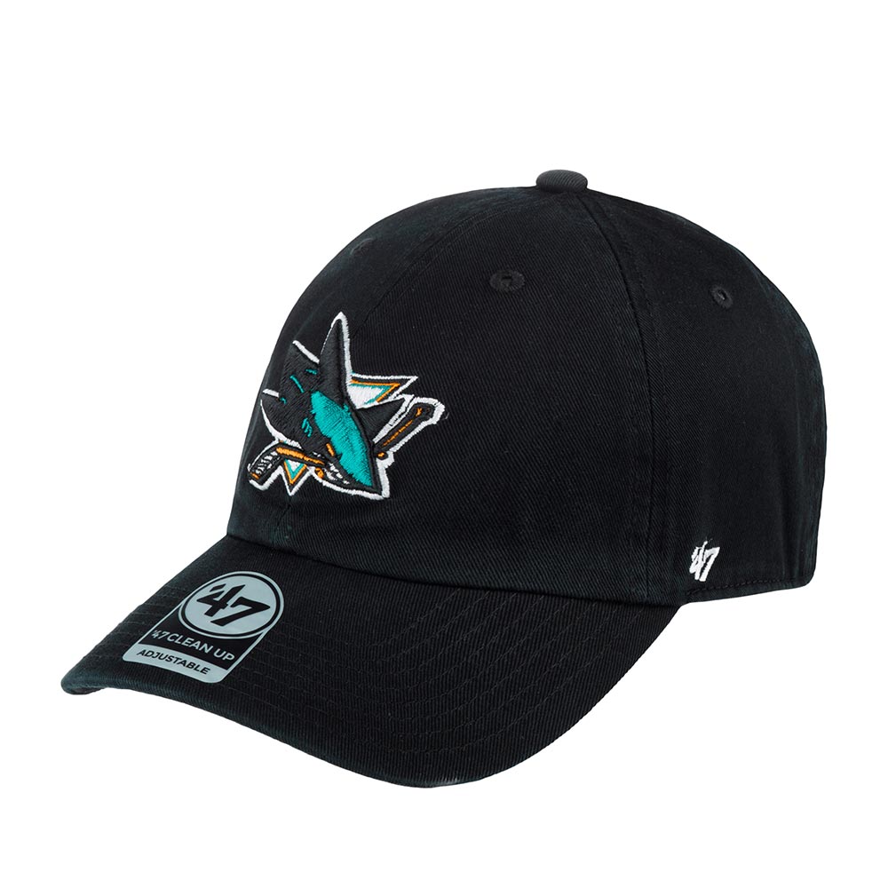 Бейсболка унисекс 47 BRAND H-RGW22GWS San Jose Sharks NHL черная, one size