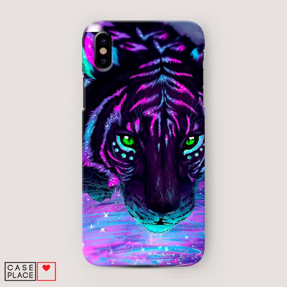 

Пластиковый чехол "Волшебный тигр" на Apple iPhone XS Max (10S Max), 11920-1