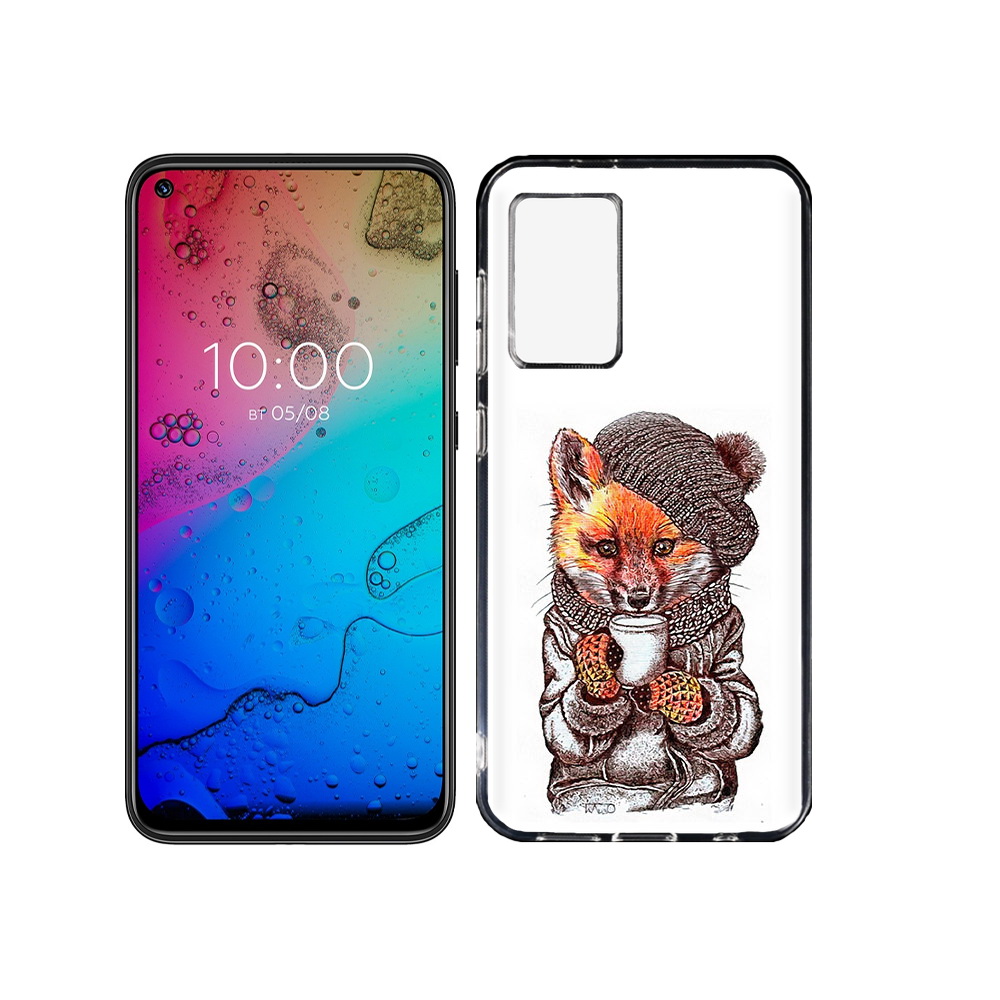 

Чехол MyPads Tocco для BQ Aurora лиса в шапке, Tocco