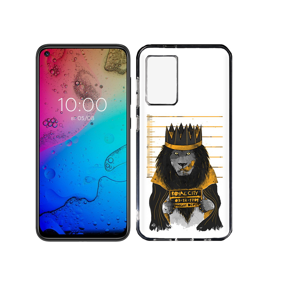 

Чехол MyPads Tocco для BQ Aurora лев в законе, Прозрачный, Tocco