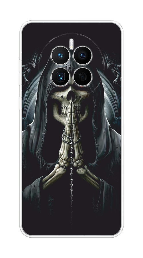 

Чехол на Huawei Mate 50 "Молитва", Серый, 6109850-1