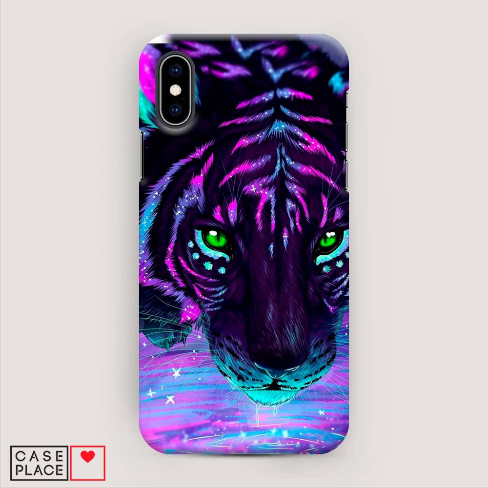 

Пластиковый чехол "Волшебный тигр" на Apple iPhone XS (10S), 11820-1