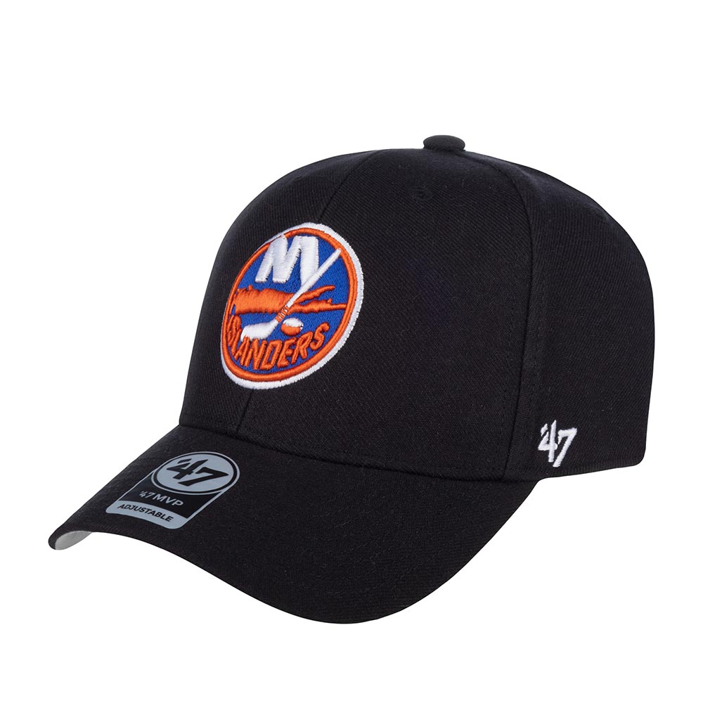 Бейсболка унисекс 47 BRAND H-MVP12WBV New York Islanders NHL черная, one size