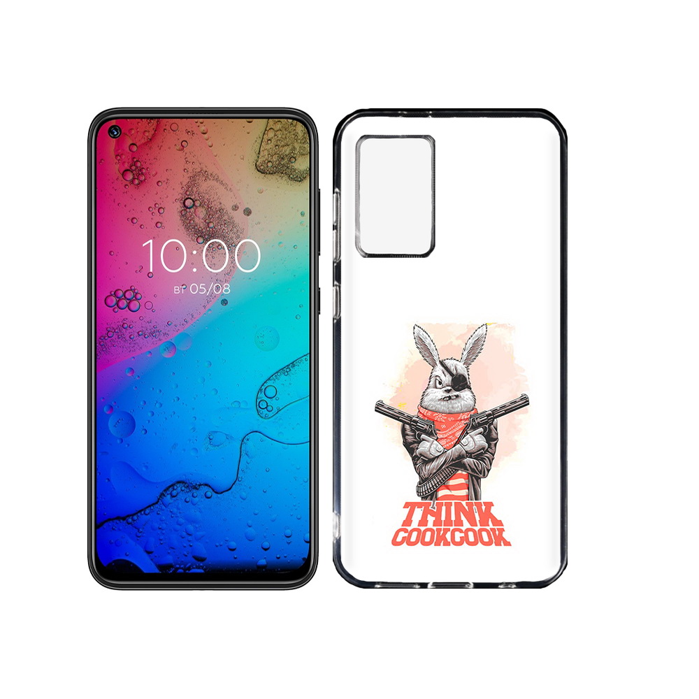 

Чехол MyPads Tocco для BQ Aurora кролик пират, Прозрачный, Tocco
