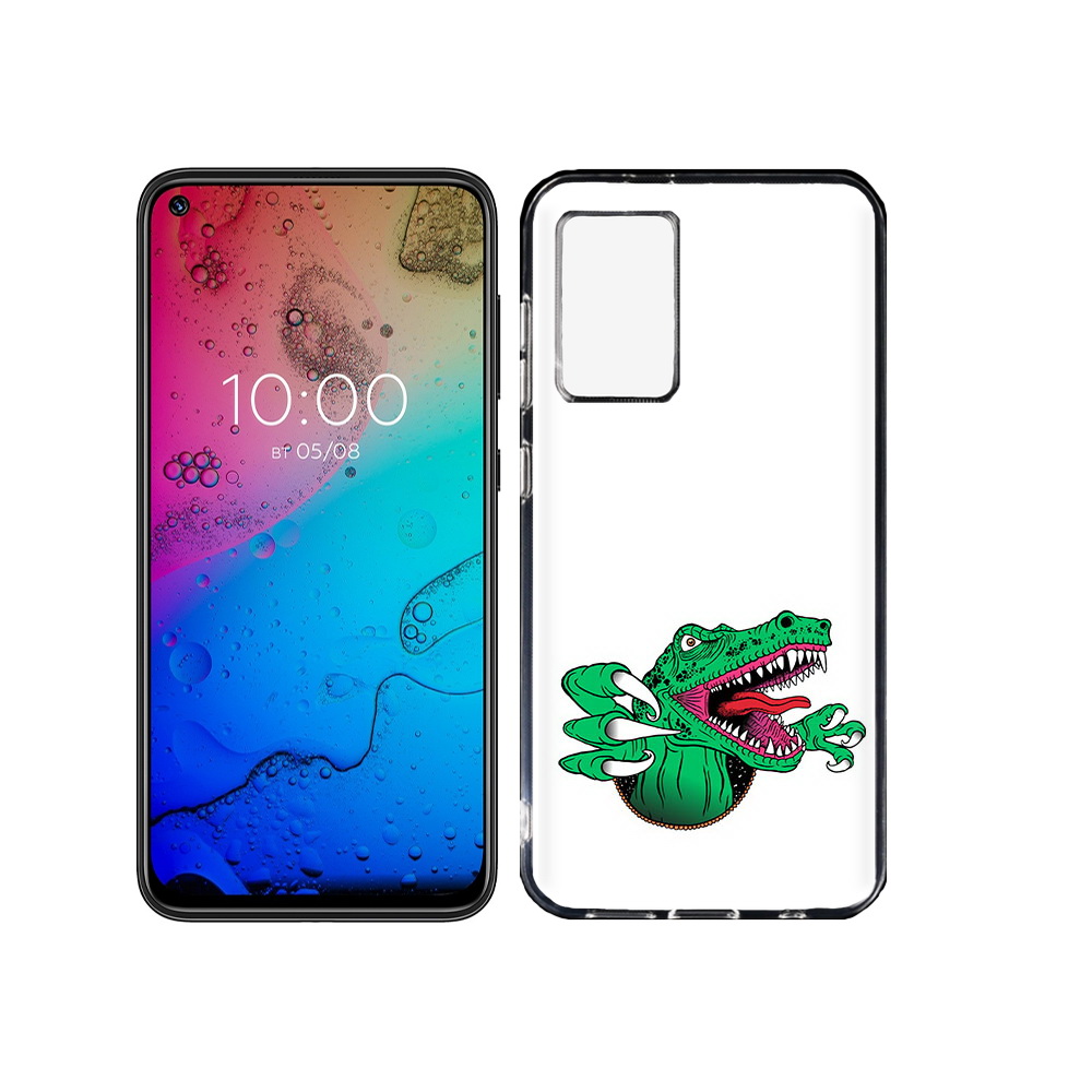 

Чехол MyPads Tocco для BQ Aurora крокодил, Прозрачный, Tocco