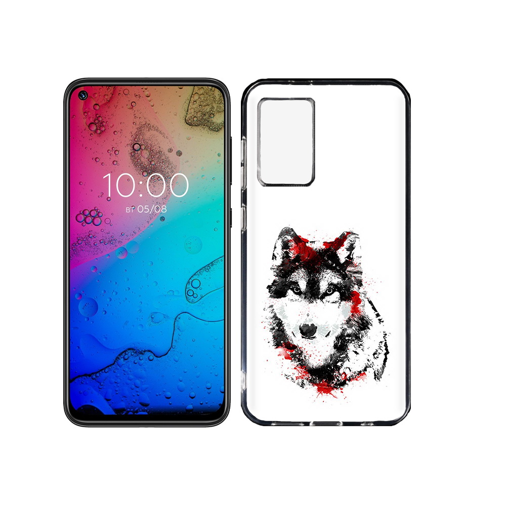 

Чехол MyPads Tocco для BQ Aurora кровавый волк, Прозрачный, Tocco