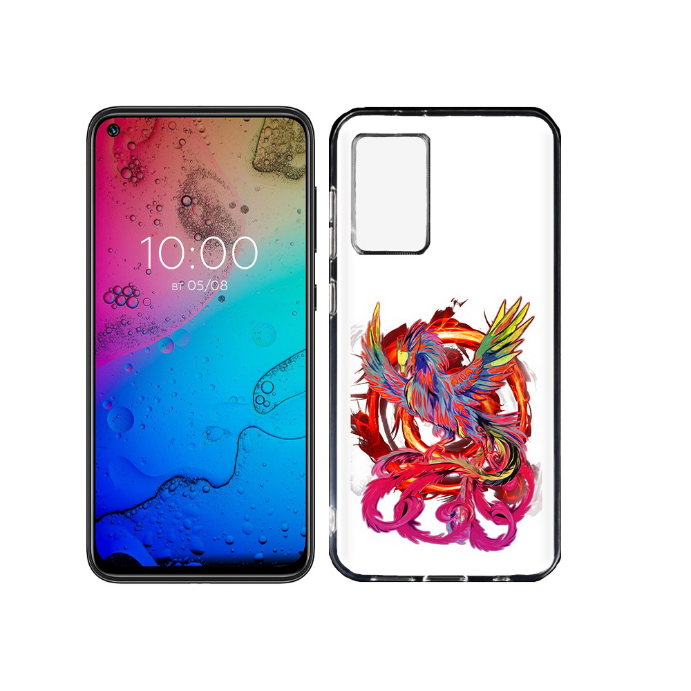 

Чехол MyPads Tocco для BQ Aurora красочный феникс, Прозрачный, Tocco