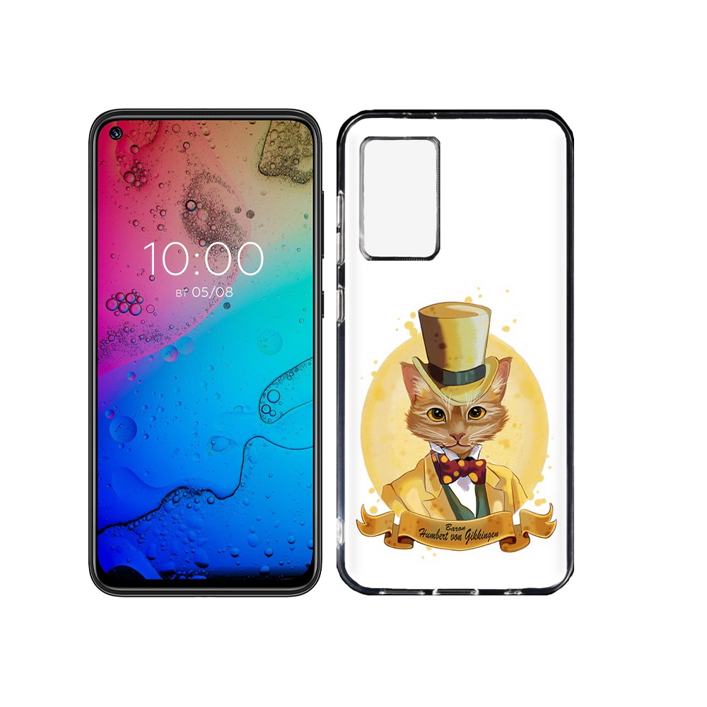

Чехол MyPads Tocco для BQ Aurora кот юрист, Прозрачный, Tocco