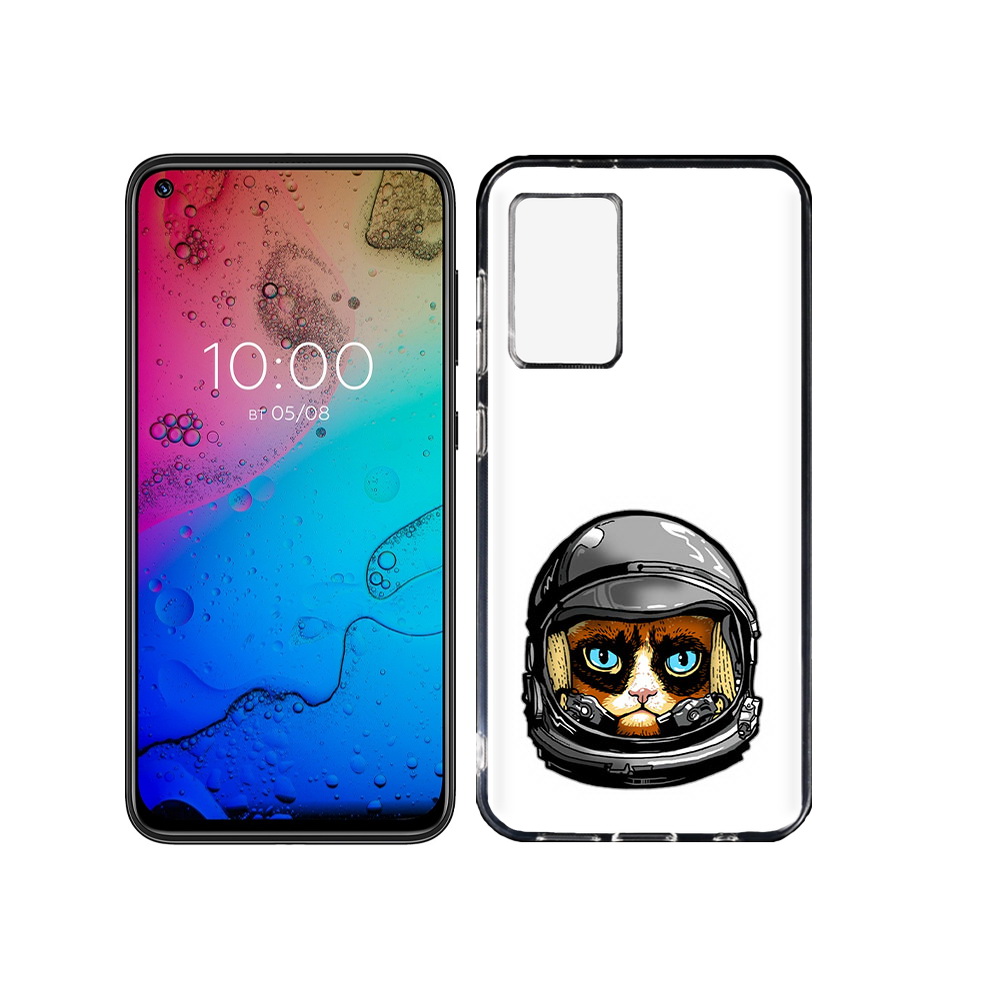 

Чехол MyPads Tocco для BQ Aurora кот космонавт, Прозрачный, Tocco