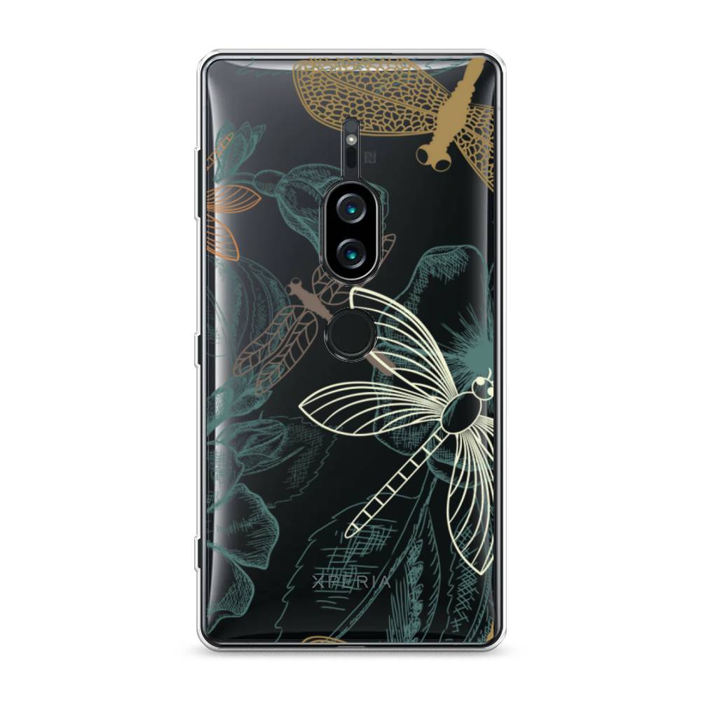 

Силиконовый чехол "Тени стрекоз" на Sony Xperia XZ2 Premium, 53350-8