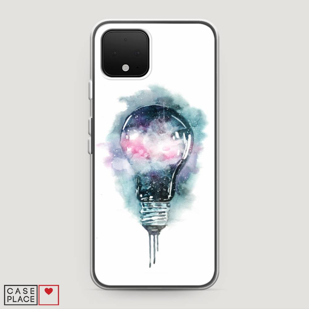 

Чехол на Google Pixel 4 "Волшебная лампа", Белый;серый, 270250-4