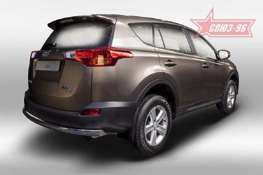 фото Защита задняя 75x42 souz-96 для toyota rav-4 2013