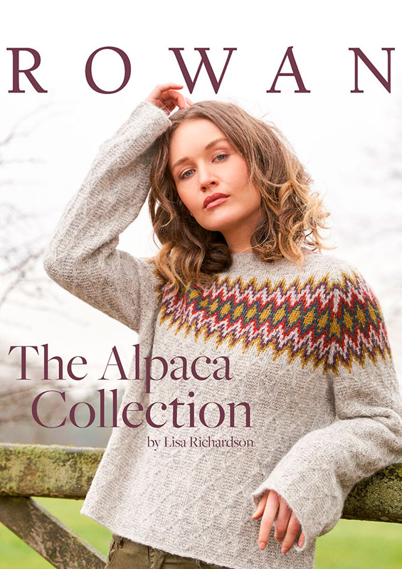 

Брошюра Rowan The Alpaca Collection, дизайнер Lisa Richardson, 14 моделей, ZB328