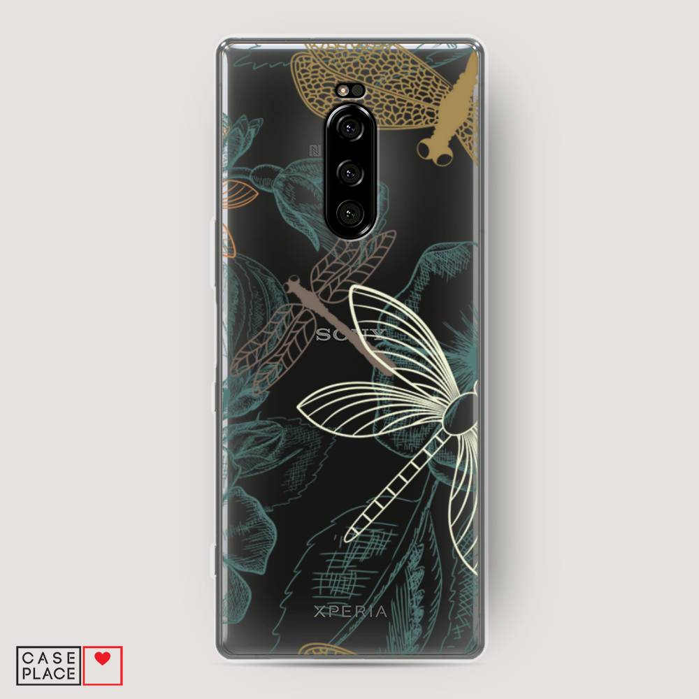 

Чехол Awog на Sony Xperia 1/XZ4 "Тени стрекоз", Разноцветный, 54250-8