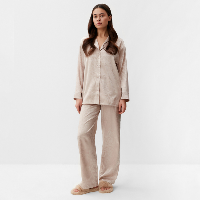 

Пижама женская KAFTAN KAFTAN:Silk бежевая 40-42 RU, Бежевый, KAFTAN:Silk