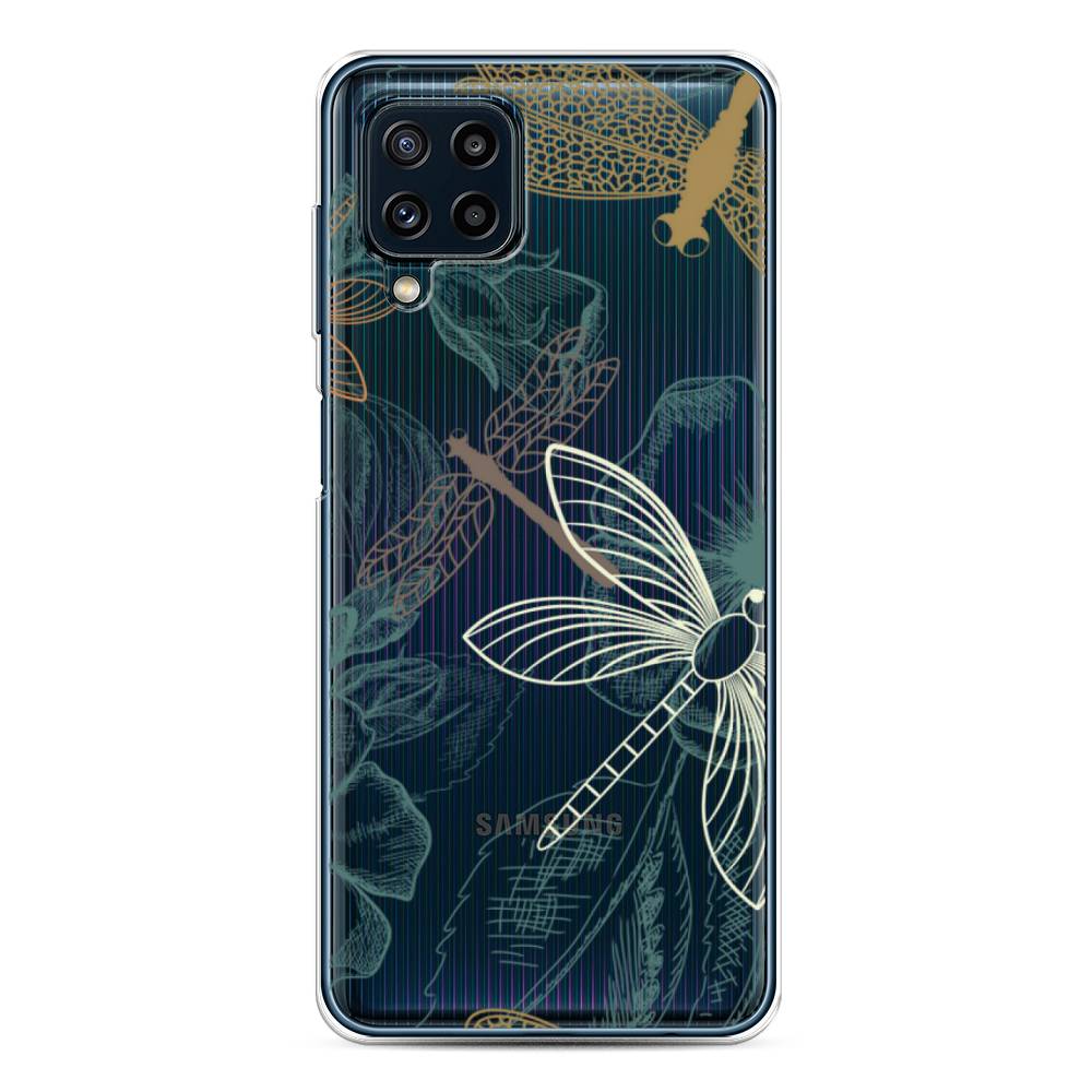 

Чехол Awog на Samsung Galaxy M32 / Самсунг M32 "Тени стрекоз", Разноцветный, 2103550-8