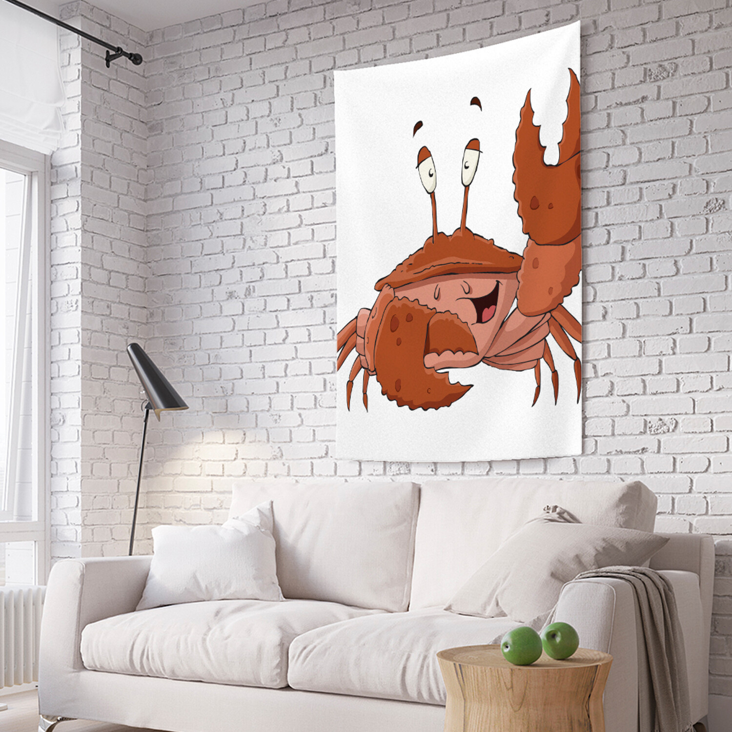 

Вертикальное фотопанно на стену JoyArty Краб регулировщик 150x200 см, Краб регулировщик