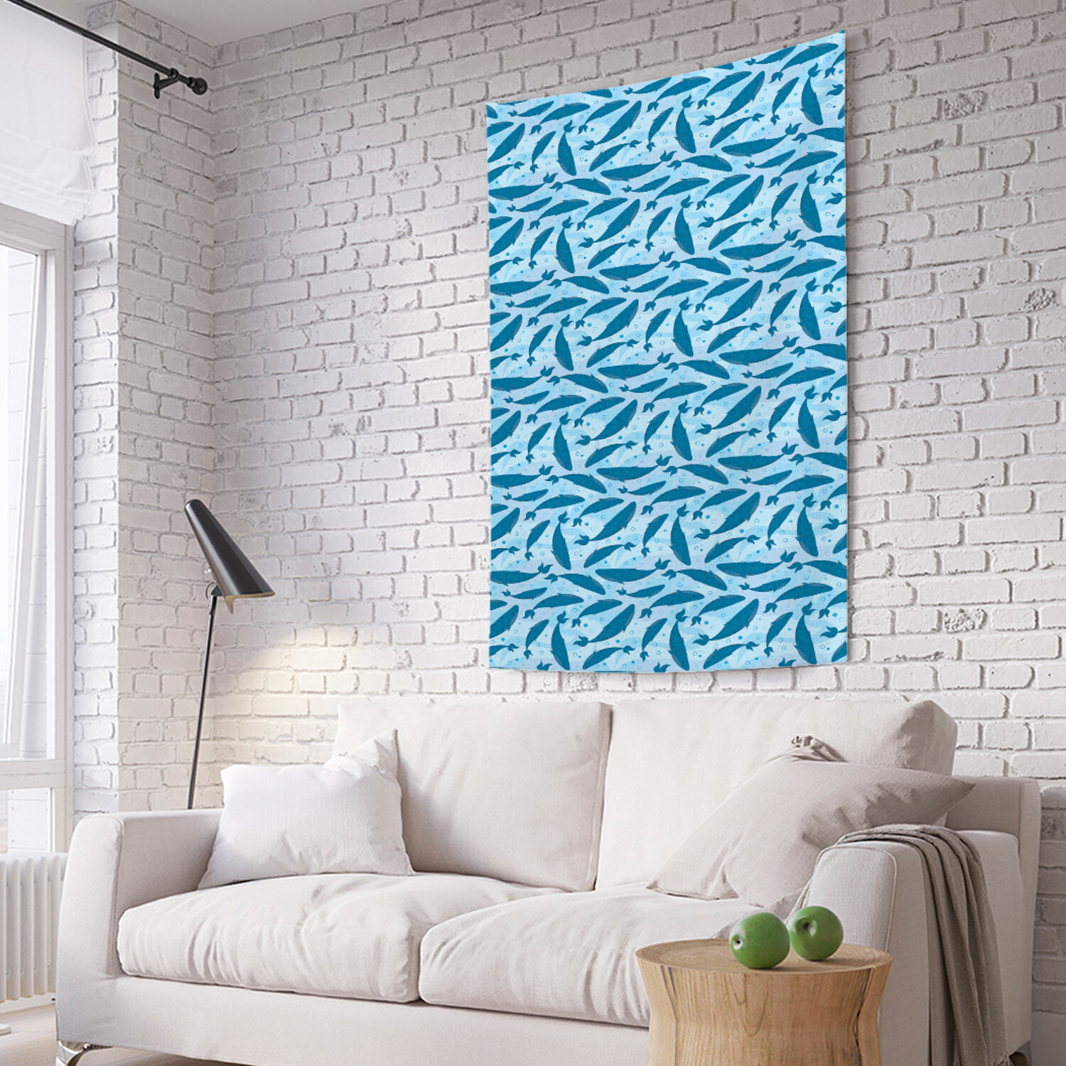 

Вертикальное фотопанно на стену JoyArty Стая китов 150x200 см, Стая китов
