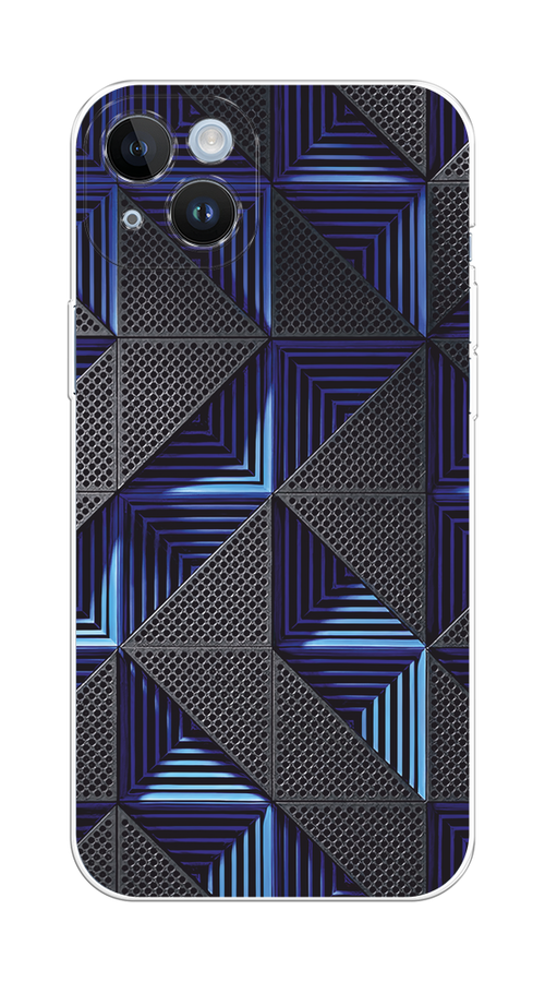 

Чехол на Apple iPhone 14 Plus "IBM", Серый;синий, 15350-3
