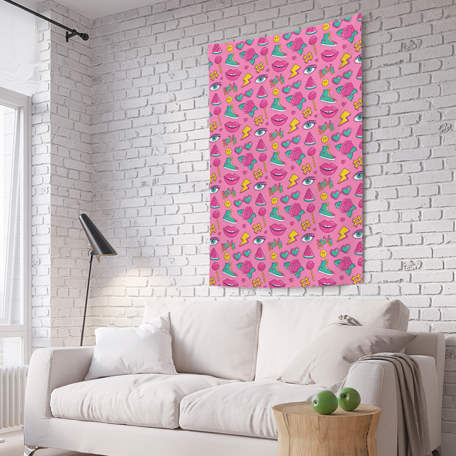 

Вертикальное фотопанно на стену JoyArty Молодежные стикеры 150x200 см, Молодежные стикеры