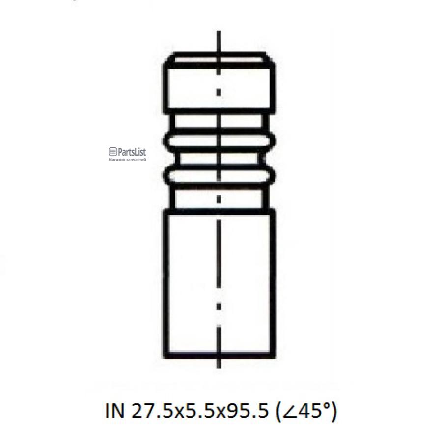 

Клапан Двс In Citroen Berlingo C3 C4 C5 Iii Celysee Jumpy Peugeot 207 2008 208 301 308