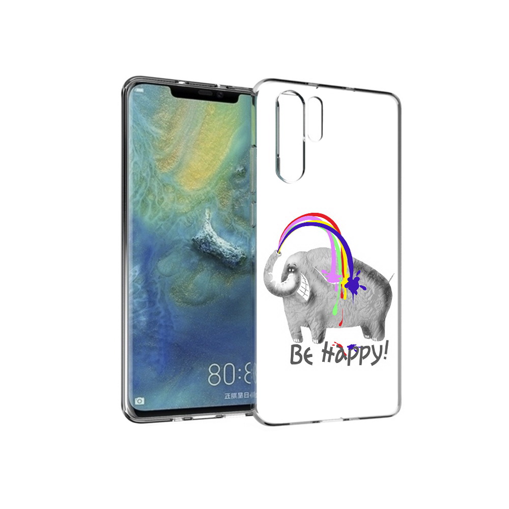 

Чехол MyPads Tocco для Huawei P30 Pro счастливый слон, Прозрачный, Tocco