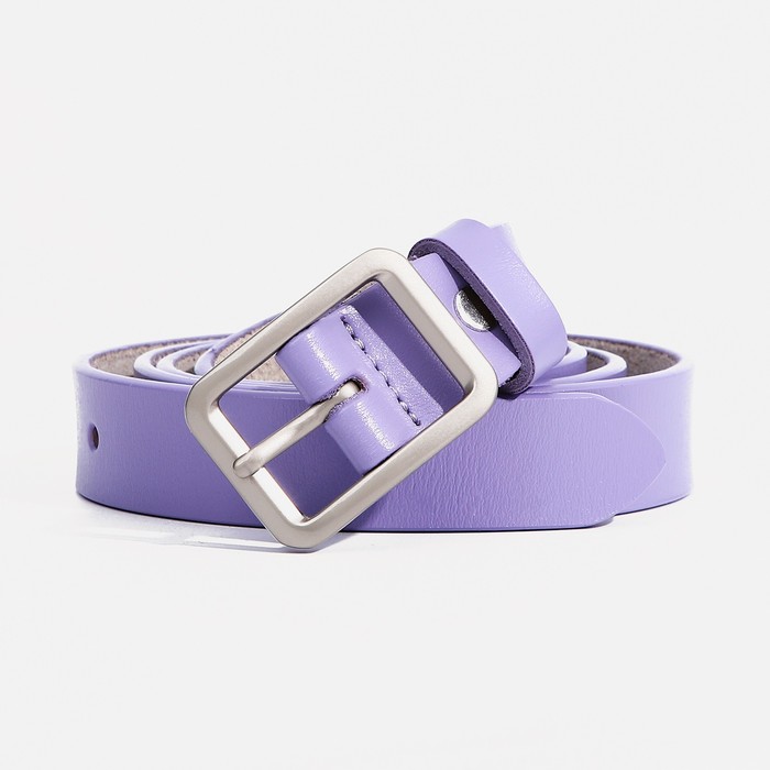

Ремень женский NoBrand 9777189 фиолетовый, 110 см, 9777189