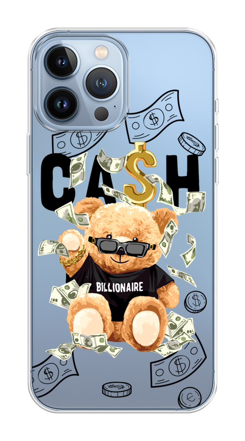 

Чехол на Apple iPhone 13 Pro Max "Big cash", Черный;серый;бежевый, 14450-1