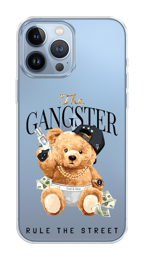

Чехол на Apple iPhone 13 Pro Max "The Gangster", Бежевый;серый;черный, 14450-1